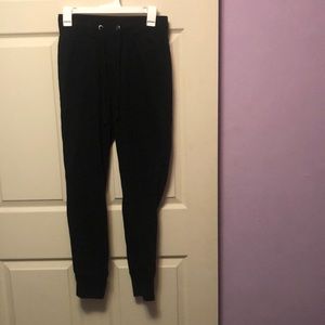 Black, basic H&M joggers
